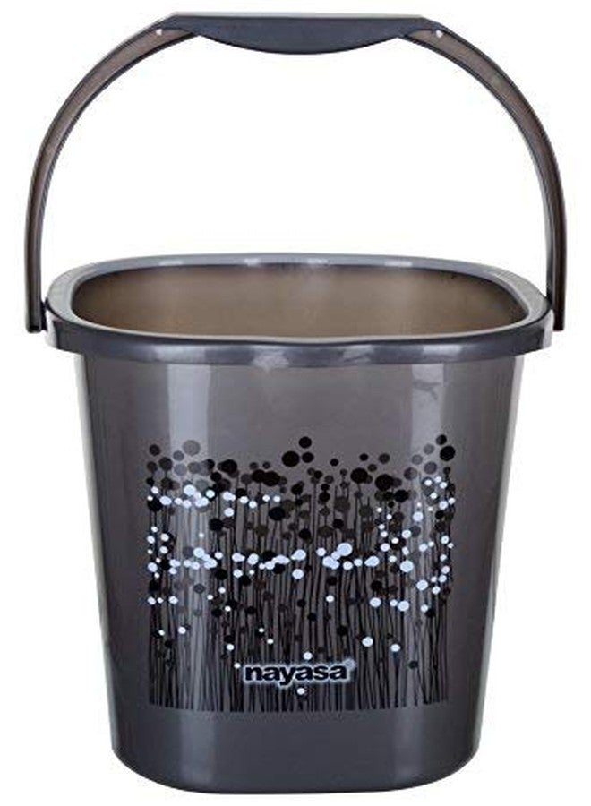 Nayasa Plastic Bucket, Grey, 25 L (3 Pieces)